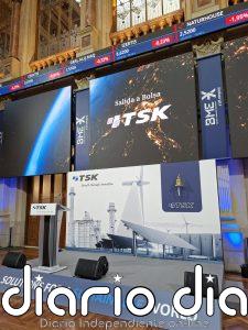 TSK debuta en Bolsa con un alza del 4,4%, hasta los 5,28 euros por acción