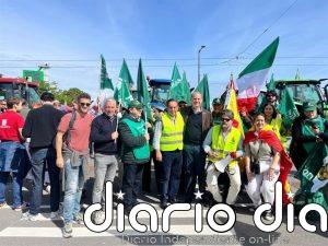 UAGN se moviliza en Estrasburgo en protesta por el coste de los fertilizantes