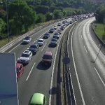 Un accidente en Muskiz provoca retenciones de 10 kilómetros en la A-8 hasta Castro Urdiales