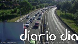 Un accidente en Muskiz provoca retenciones de 10 kilómetros en la A-8 hasta Castro Urdiales