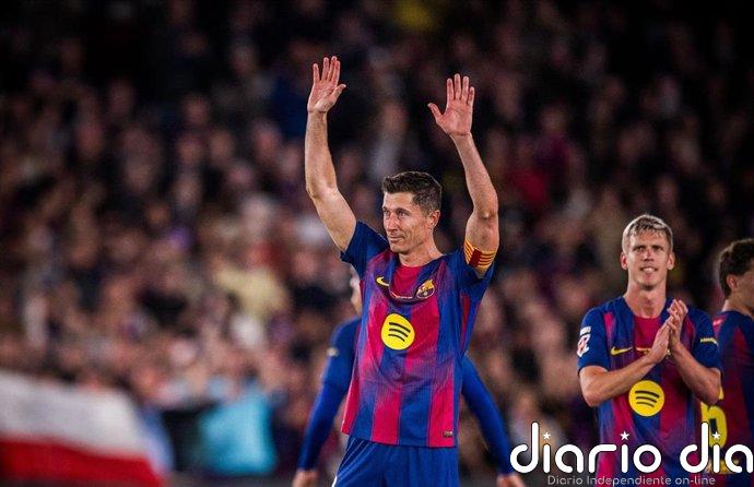 Un Barça perfecto en casa despide a Lewandowski
