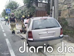 Un coche invade la acera en Sanxenxo (Pontevedra) y deja heridas a tres personas, una de ellas en estado grave