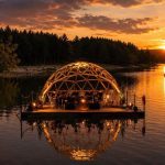Un escenario flotante en el pantano González Lacasa hará que la música suene este verano sobre el agua