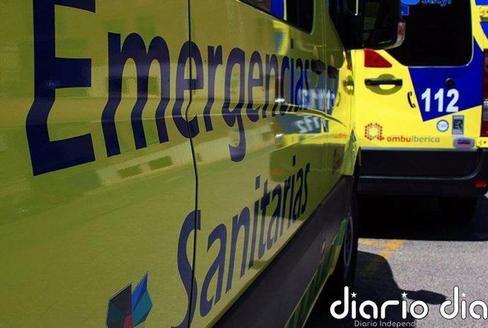 Un joven trasladado al hospital tras una colisión entre dos turismos en Íscar (Valladolid)