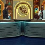 Un presentador iraní dispara contra una bandera de Emiratos Árabes Unidos durante una emisión en directo