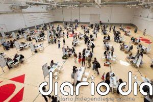 Un total de 1.078 personas participan en la feria de empleo GiraFeina celebrada en Vic (Barcelona)