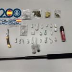 Una detenida e intervenidas armas y drogas en varios locales de ocio nocturno de León capital