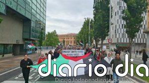 Una manifestación en Pamplona reclama la "ruptura de relaciones" con Israel para parar el "genocidio" en Gaza