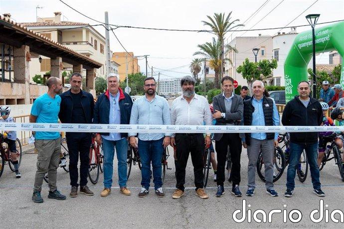 Unas 200 personas participan en una prueba ciclista del programa 'Creixem en l'esport' en la Colònia de Sant Jordi