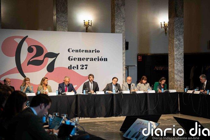 Urtasun preside la Comisión del Centenario de la Generación del 27: "Oportunidad para reafirmar el poder de la memoria"
