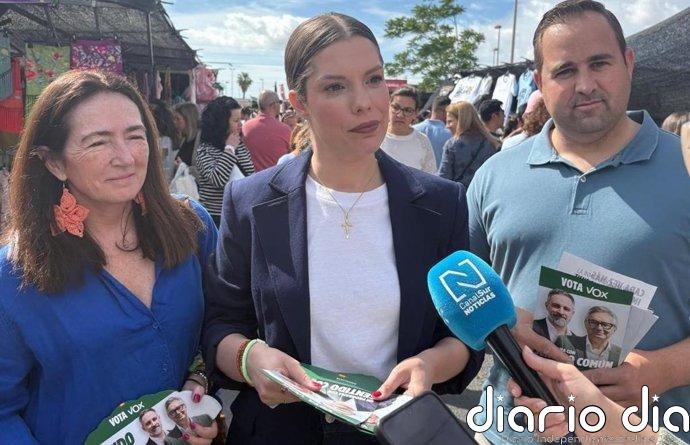 Vox denuncia el "castigo" del bipartidismo con las infraestructuras de Huelva y se postula como alternativa al 17M
