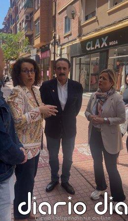 Vox traslada que los comerciantes de Delicias piden más seguridad, más limpieza y dinamización
