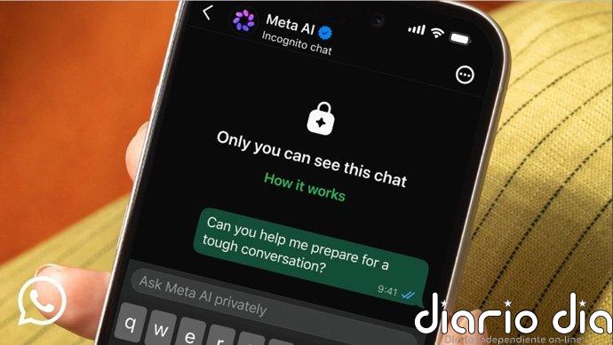 WhatsApp presenta el chat de incógnito para hablar de manera privada con Meta AI