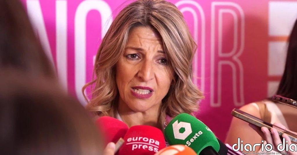 Yolanda Díaz: "La política no es la vergüenza que estamos viendo todos los días en nuestro país"