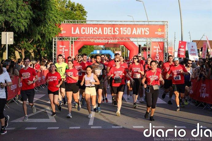 5.000 personas participan en la Cursa dels 150 anys de Estrella Damm