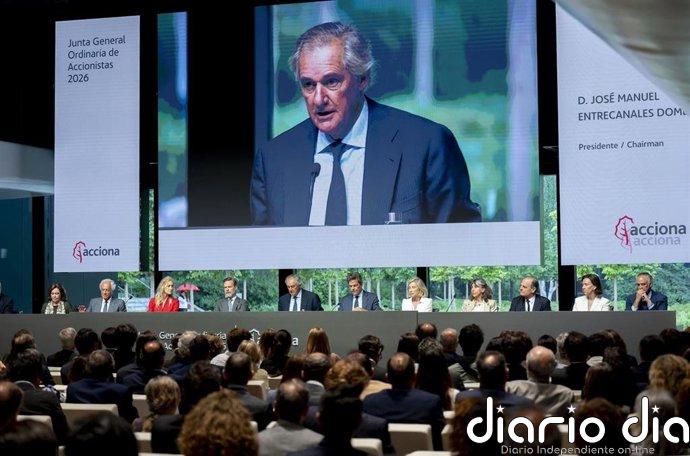 Acciona pagará un dividendo de casi 5,75 euros por acción el 9 de julio