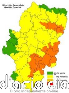 Activada la alerta naranja por riesgo de incendios en varias zonas de Aragón