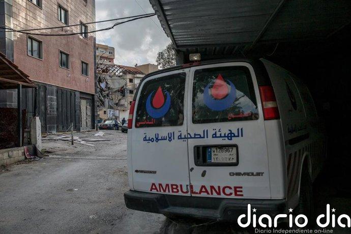 Al menos dos muertos en un bombardeo israelí junto a un hospital de Tiro, en el sur de Líbano