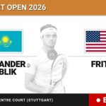 Alexander Bublik - Taylor Fritz, en directo hoy: sigue el partido de Stuttgart Open