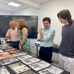 Alumnos de Arte de El Pinar presentan la exposición 'Bosque Somos' creada junto al pintor malagueño Fernando De la Rosa