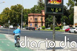 Andalucía inicia julio con aviso naranja en Córdoba, Huelva, Jaén y Sevilla y amarillo en Cádiz por 41 grados de máxima