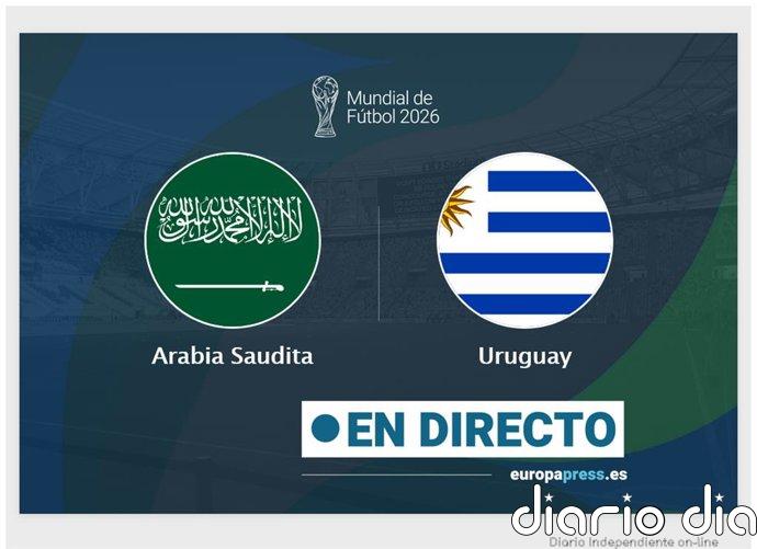 Arabia Saudita - Uruguay, en directo hoy: sigue el partido de Copa Mundial de la FIFA minuto a minuto