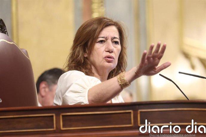 Armengol valora los derechos que tiene ahora el colectivo LGTBI en España tras la "violencia castradora" de la dictadura