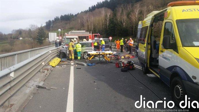 Aumentan un 6% los accidentes de tráfico con víctimas hasta mayo en Euskadi, con 8 fallecidos y 139 heridos graves