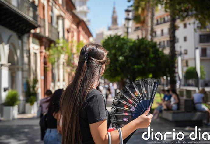Aviso amarillo este miércoles por altas temperaturas en Córdoba, Jaén y Sevilla con máximas situadas en 40ºC