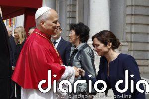 Ayuso despide al Papa León XIV tras visitar la capital: "Hasta siempre, esta es su casa"