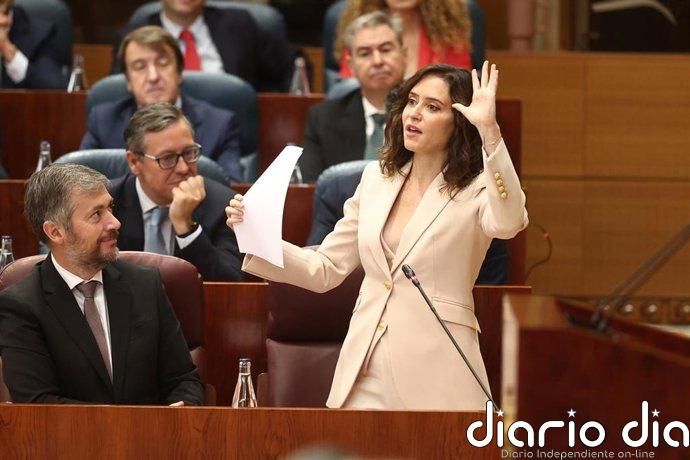 Ayuso pregunta a Sánchez si "no es suficiente" la condena de 24 años a Ábalos, su "número dos", para convocar elecciones