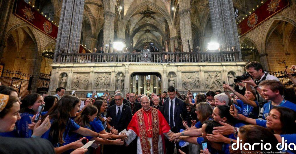 Barcelona recibe a León XIV, tras el baño de masas en Madrid