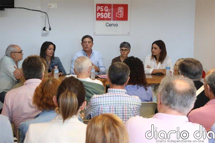 Besteiro insta a Alcoa a "acelerar" la construcción del horno de ánodos: "Nada impide que se inicie"