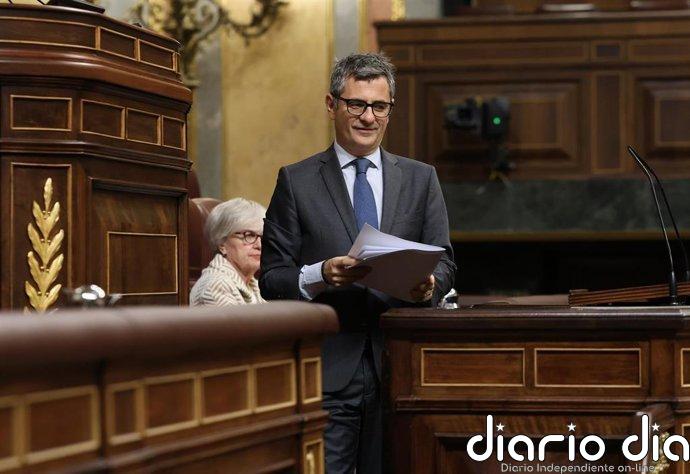 Bolaños recrimina al PP y a Vox que utilicen la corrupción para "polarizar", en contra de lo que pide el Papa