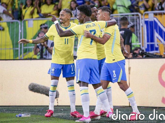 Brasil y Ancelotti pasan examen ante la ambiciosa Marruecos