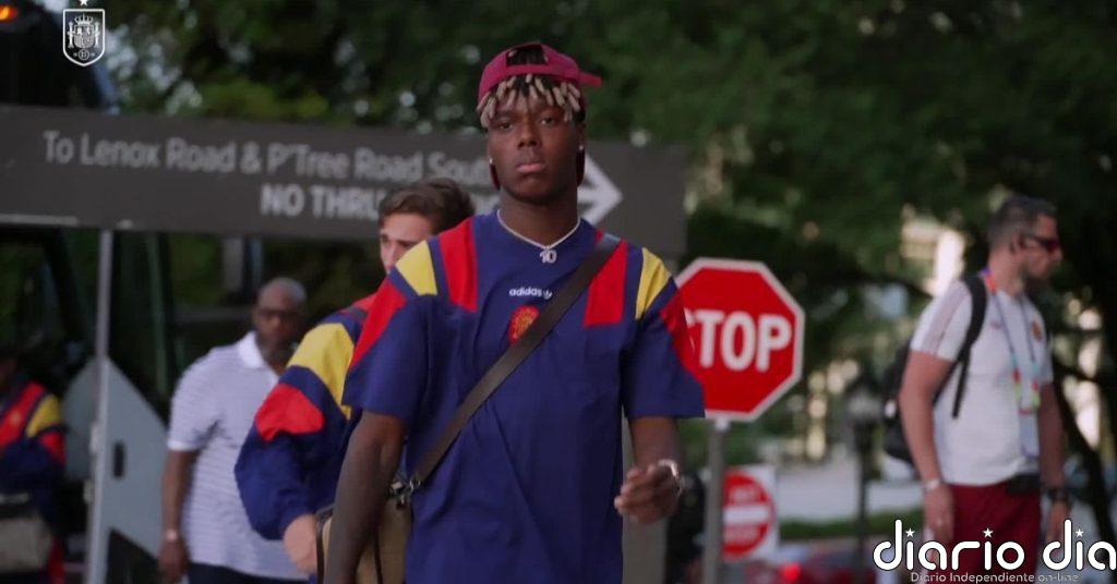 Caluroso recibimiento a la selección española en Atlanta