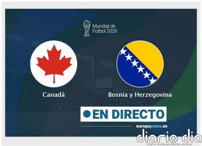 Canadá - Bosnia y Herzegovina, en directo hoy: sigue el partido de Copa Mundial de la FIFA minuto a minuto