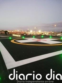 Canarias firma un convenio con AESA para las competencias de sus aeródromos y helipuertos Archivo - El Área de Salud de Fuerteventura adapta su helipuerto para mejorar la operatividad