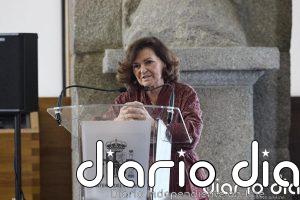 Carmen Calvo reprocha que Aldama se convierta en "modelo ético" y siente "dolor" por la condena a un exministro del PSOE