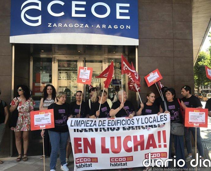 CCOO exige a la patronal que no tensione y acuerde convenios de limpieza de edificios en todas las provincias