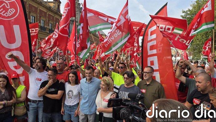 CCOO mantiene las huelgas del sector logístico de Sevilla tras finalizar sin acuerdo la reunión en el Sercla