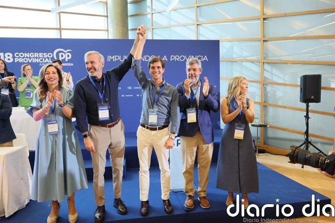 Celma, presidente reelecto del PP Zaragoza, insta a los suyos "a estar en formación ante los tiempos recios que vienen"