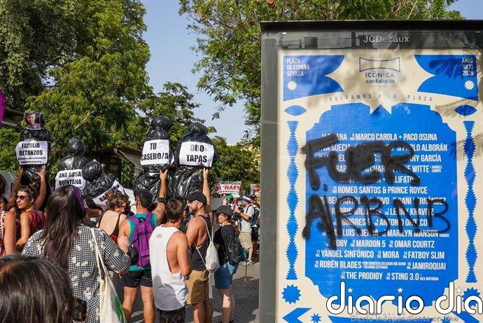Centenares de personas se manifiestan en Sevilla para exigir medidas que garanticen el derecho a una vivienda digna