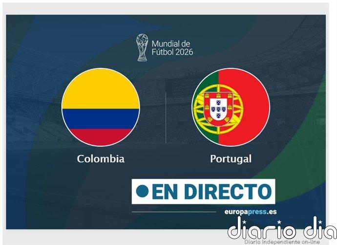 Colombia - Portugal, en directo hoy: estadísticas previas y alineaciones probables