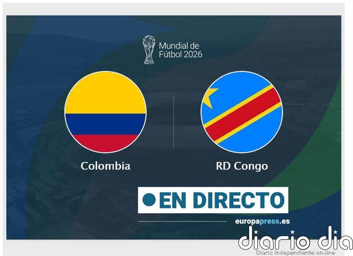 Colombia - RD Congo, en directo hoy: estadísticas previas y alineaciones probables