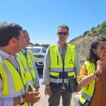 Continúan las obras de emergencia en la A-381 en Los Barrios (Cádiz) para reparar daños tras borrascas