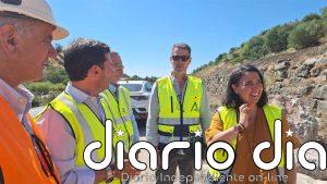 Continúan las obras de emergencia en la A-381 en Los Barrios (Cádiz) para reparar daños tras borrascas