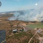 Controlado el incendio de Lepe (Huelva) que obligó a desalojar a 115 menores de un camping