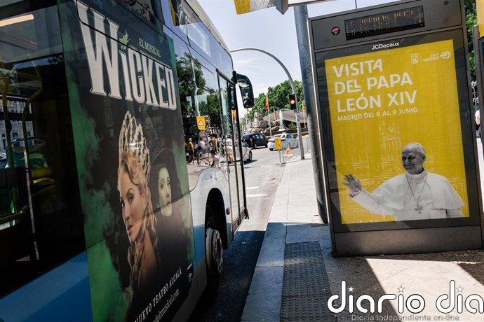 Cortes de tráfico y refuerzo en transporte este domingo por la visita de León XIV, con varias estaciones cerradas