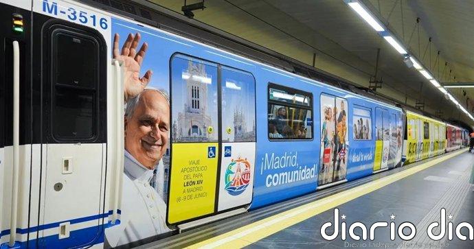 Cortes de tráfico y refuerzos en transporte este sábado por la visita del León XIV, con Metro hasta las 02.30H